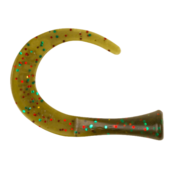 Guppie JR Tails, Moosgrün,glitter