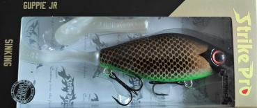 Guppie 11,5cm sinking, Gewefish Custom ,Gold-Black