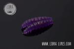 Libra Lures, Larva- Multi Cheese 125, 5x25mm,Purple with Glitter 020