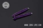 Libra Lures Slight Worm 38mm Cheese , Purple with Glitter 020